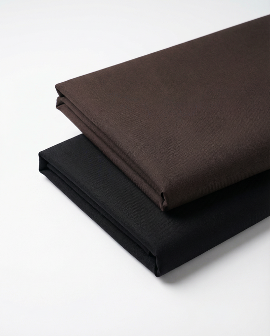 Men’s Dusty Monastery Mantle Shirt with Black Tailored Trousers – Premium Office Wear Set