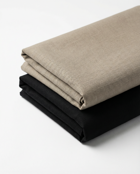 Men’s Bland Formal Shirt with Black Tailored Trousers – Premium Office Wear Set