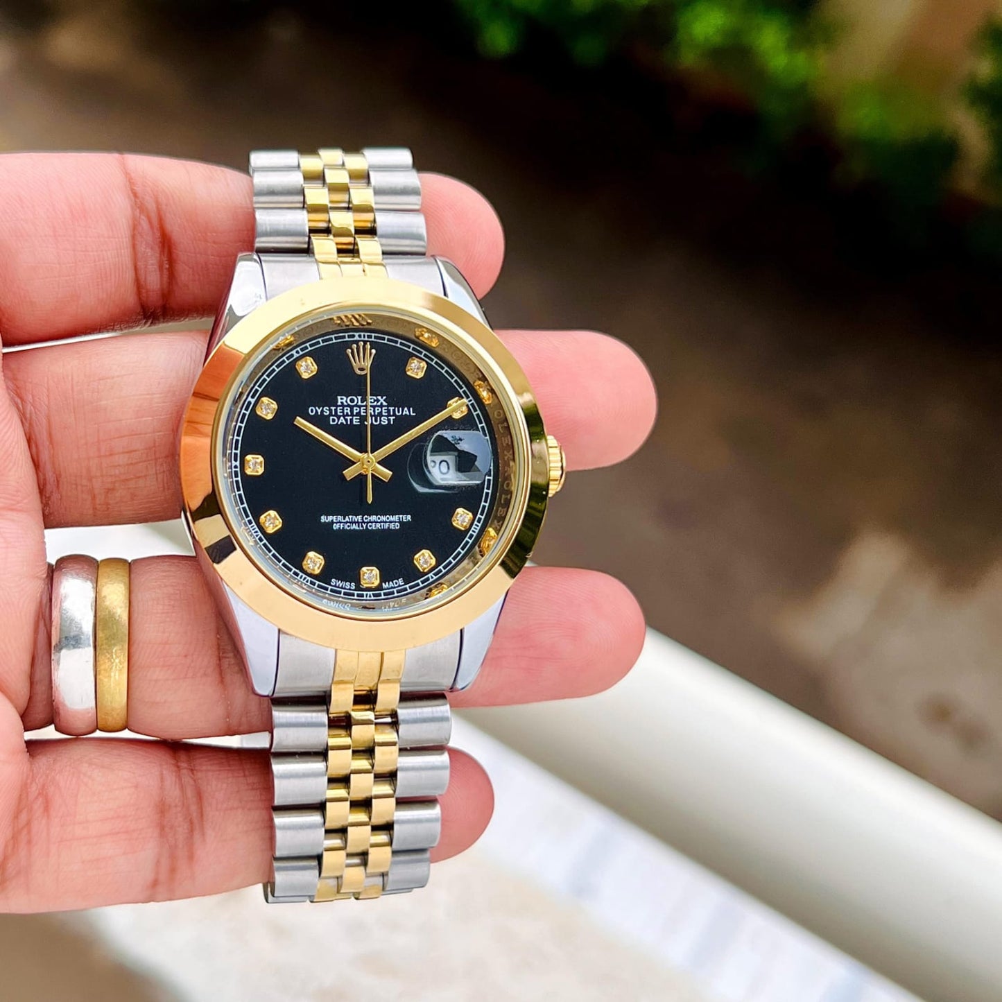 Premium Datejust Automatic Watch – Smooth Bezel Classic Edition