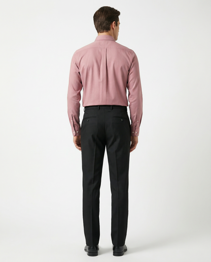 Men’s Prom Formal Shirt with Black Tailored Trousers – Premium Office Wear Set