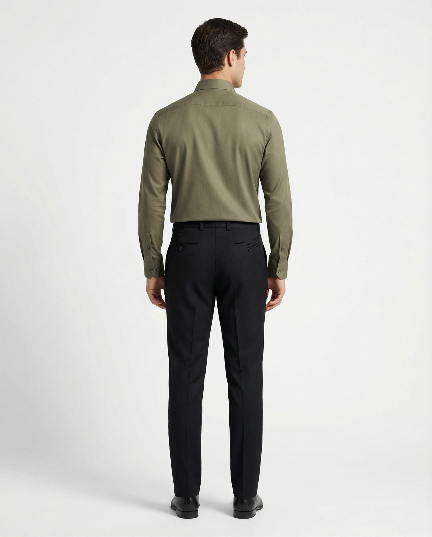 Men’s Gully Formal Shirt with Black Tailored Trousers – Premium Office Wear Set