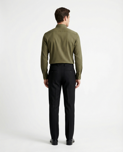 Men’s Hip Waders Formal Shirt with Black Tailored Trousers – Premium Office Wear Set