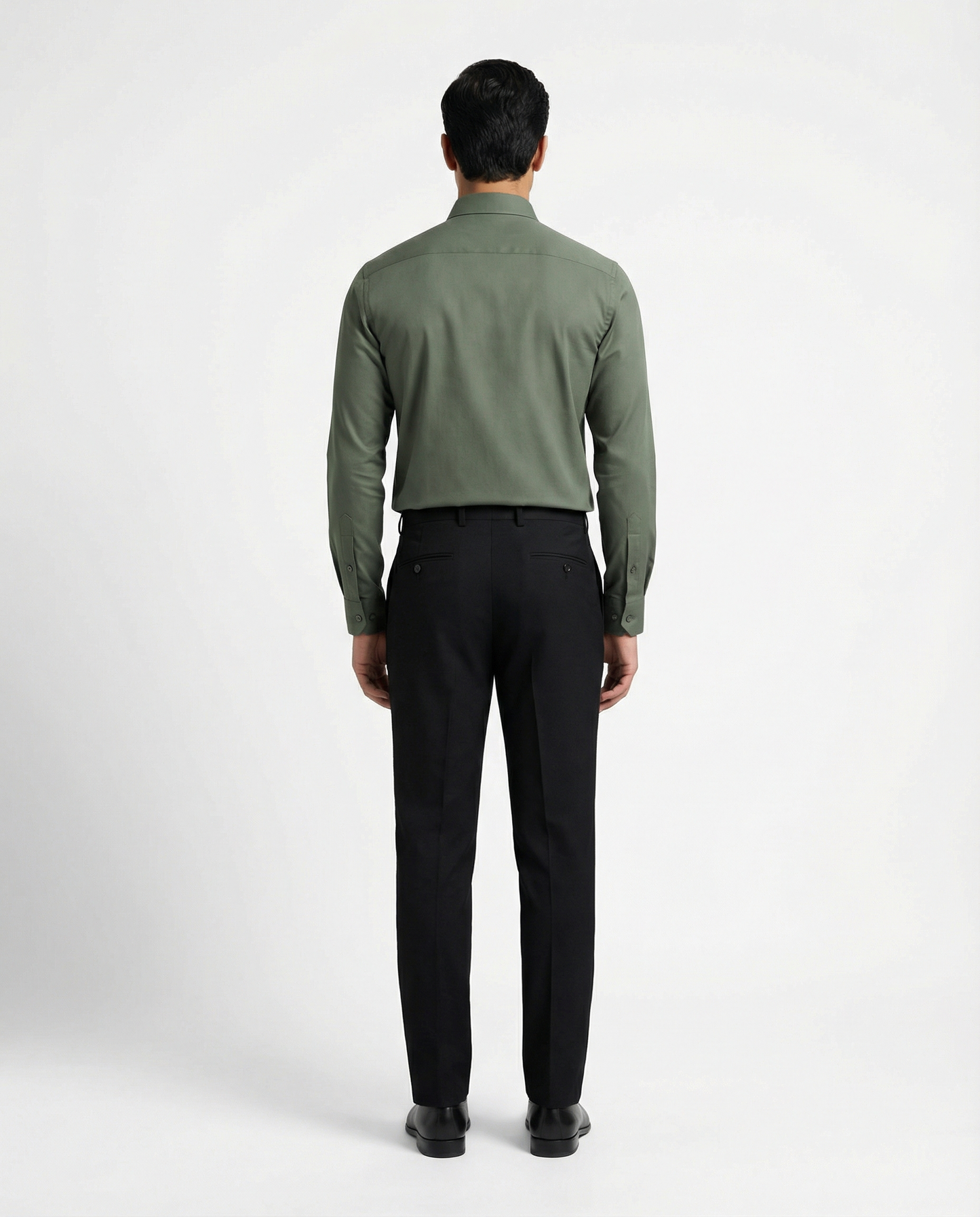 Men’s Rocky River Formal Shirt with Black Tailored Trousers – Premium Office Wear Set
