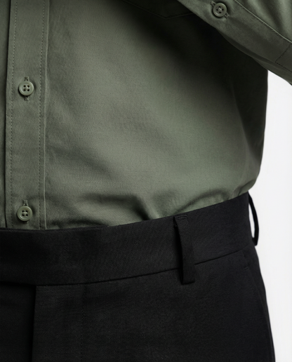 Men’s Rocky River Formal Shirt with Black Tailored Trousers – Premium Office Wear Set