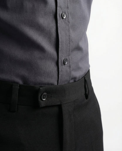 Men’s River Styx Formal Shirt with Black Tailored Trousers – Premium Office Wear Set