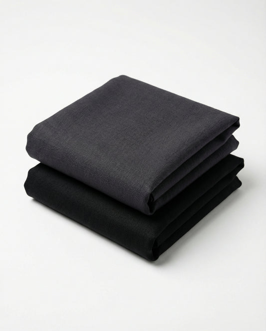 Men’s Black Is Back Formal Shirt with Black Tailored Trousers – Premium Office Wear Set