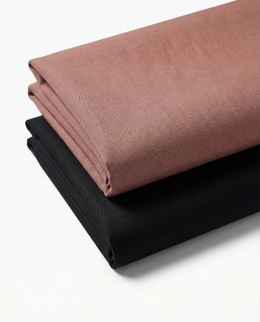 Men’s Safari Brown Formal Shirt with Black Tailored Trousers – Premium Office Wear Set