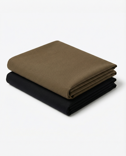 Men’s Buffalo Dance Formal Shirt with Black Tailored Trousers – Premium Office Wear Set