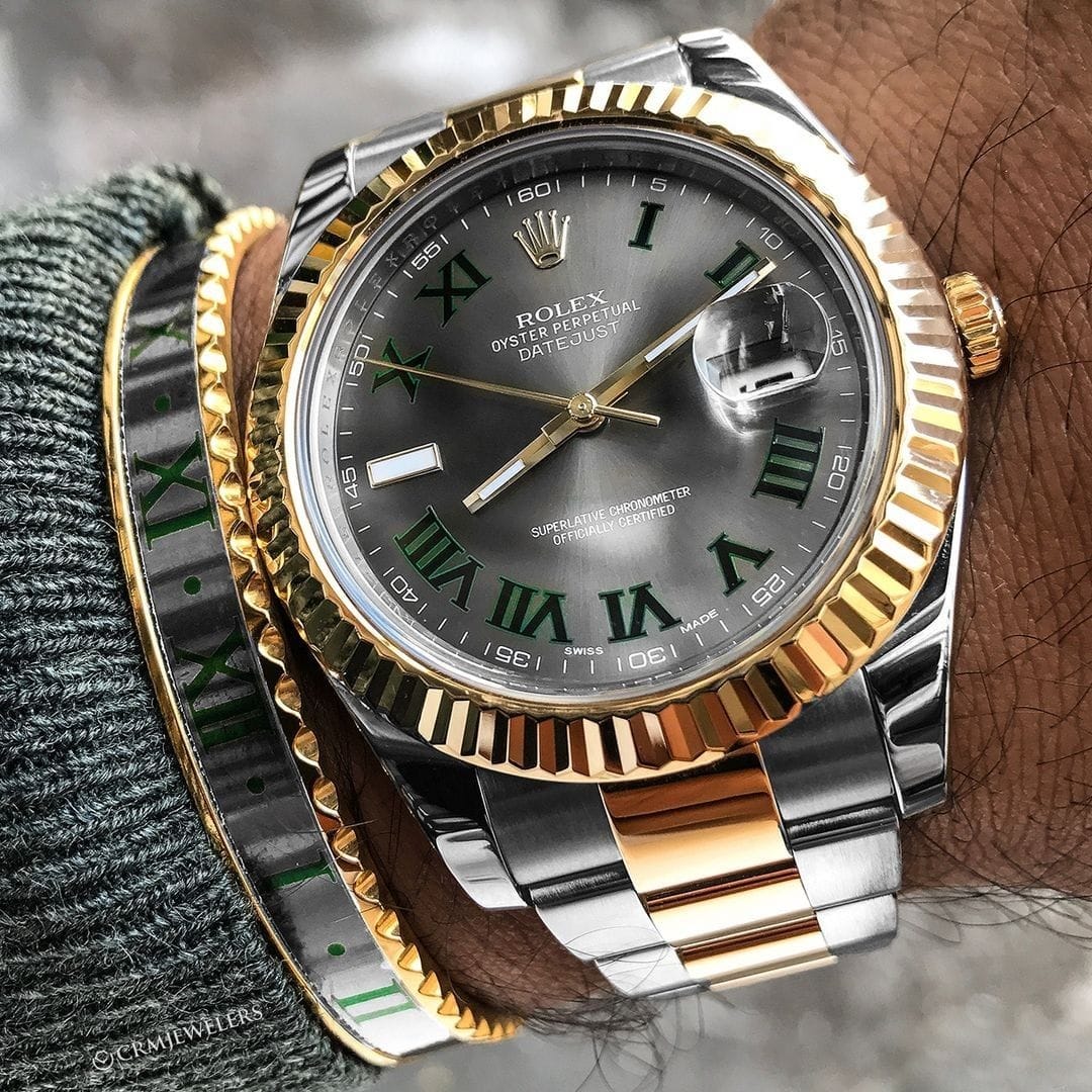 Premium Datejust Automatic Watch – Wimbledon Oyster Edition