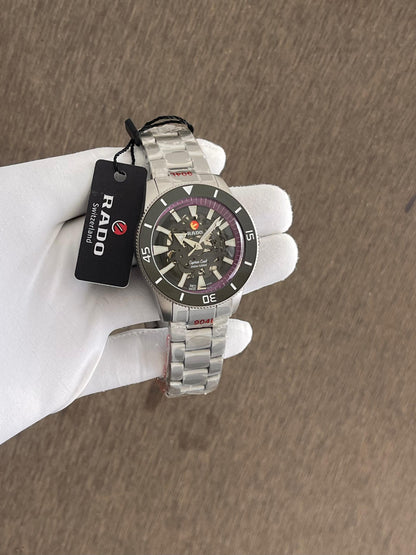 Rado Captain Cook Skeleton Stainless Steel Luxury Watch