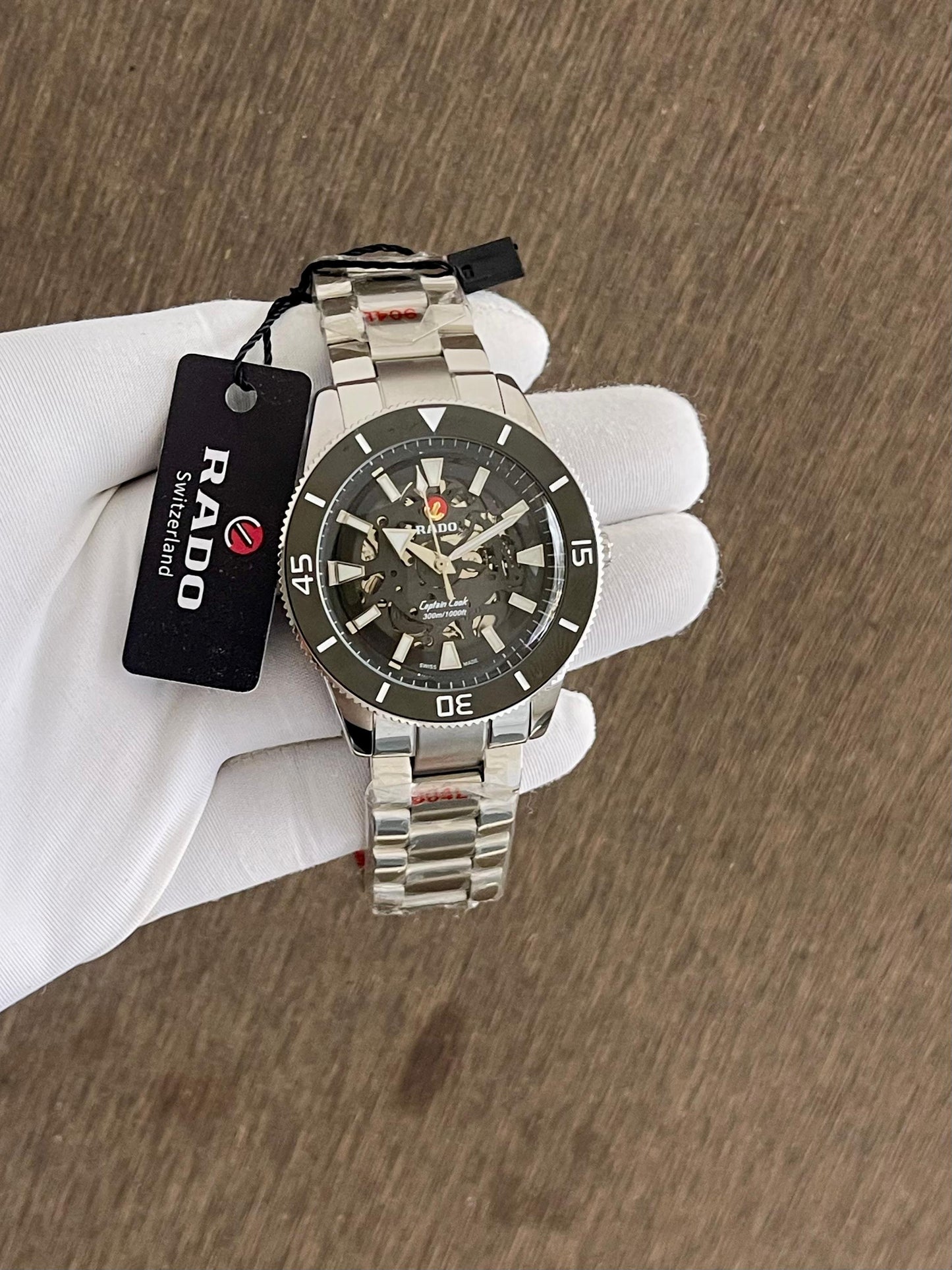 Rado Captain Cook Skeleton Stainless Steel Luxury Watch