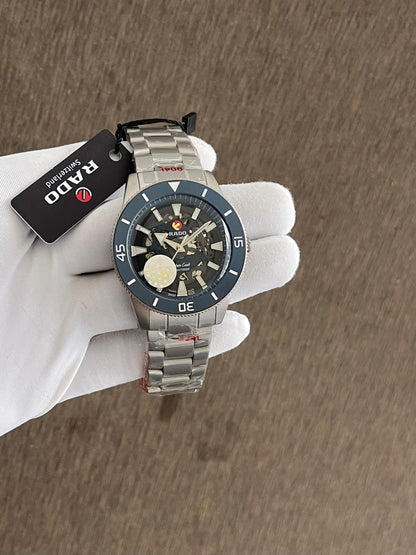 Rado Captain Cook Skeleton Stainless Steel Luxury Watch