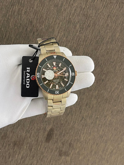 Rado Captain Cook Skeleton Stainless Steel Luxury Watch